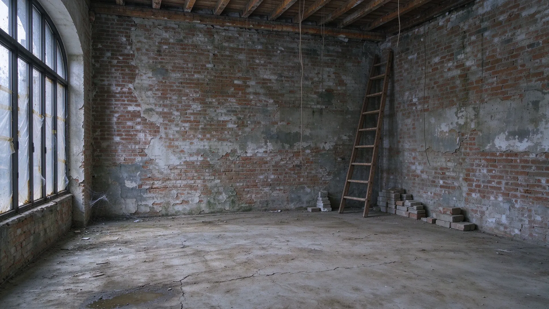 Empty concrete shell before fit-out